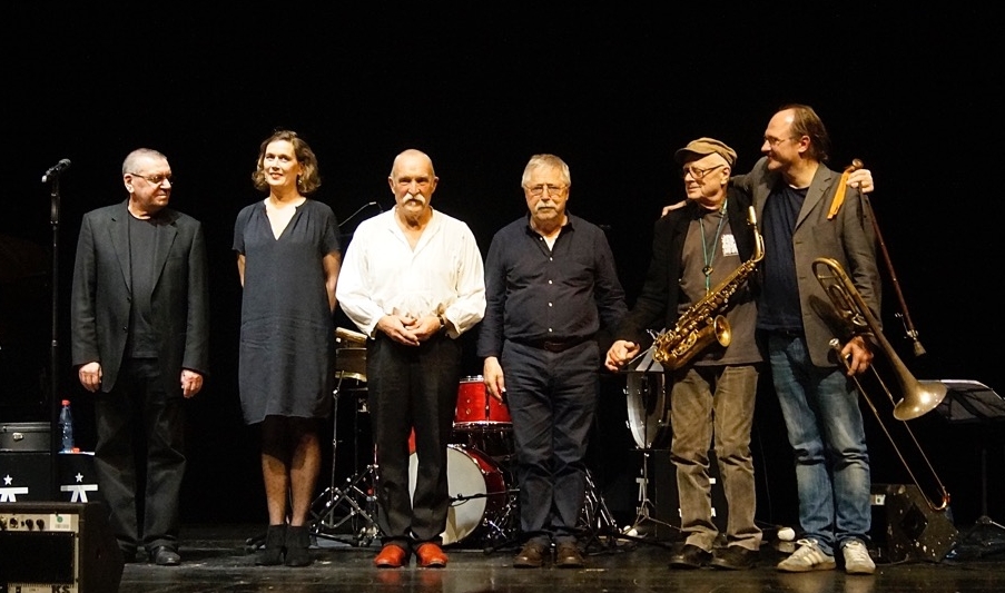 "... paar eckige Runden drehn!", Zentralquartett, Wolf & Pamela Biermann, Thalia Theater Hamburg, 20. November 2016, Foto: Monika Hörter